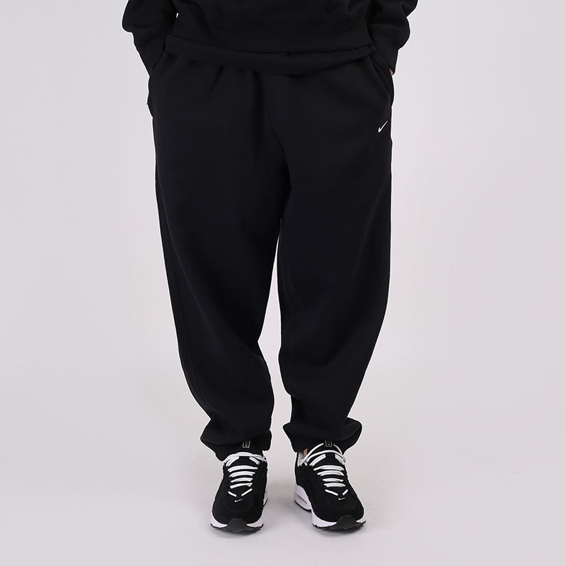 мужские черные брюки Nike NikeLab Fleece Pants CW5460-010 - цена, описание, фото 2